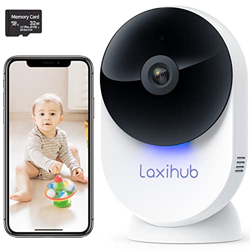 كاميرا LAXIHUB 5 جيجاهرتز واي فاي مراقبة داخلية للأطفال ، كاميرا بيضاء منزلية للحيوانات الأليفة / الكلاب / القطط مع تطبيق ، نطاقات مزدوجة 5 جيجاهرتز / 2.4 جيجاهرتز ، رؤية ليلية بدقة 1080 بكسل ، صوت ثنائي الاتجاه ، منطقة مخصصة لكشف الحركة كاميرا LAXIHUB 5 جيجاهرتز واي فاي مراقبة داخلية للأطفال ، كاميرا بيضاء منزلية للحيوانات الأليفة / الكلاب / القطط مع تطبيق ، نطاقات مزدوجة 5 جيجاهرتز / 2.4 جيجاهرتز ، رؤية ليلية بدقة 1080 بكسل ، صوت ثنائي الاتجاه ، منطقة مخصصة لكشف الحركة