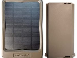 TACTACAM تكشف عن لوحة شمسية لكاميرات التتبع الخلوي X 2.0 ، X ، Gen 1 ، SK ، XB (لوحة + حزمة بطارية ليبو)