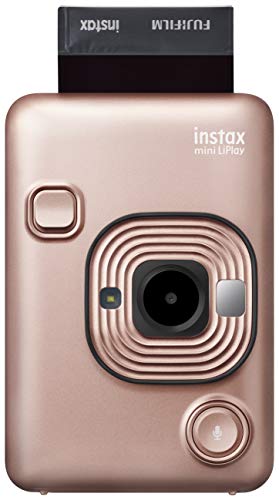 Instax Mini Liplay 2-in-1 Hybrid Instant Photo Camera and Printer with 2.7 inch LCD Screen، Mini Film Format، Blush Gold Instax Mini Liplay 2-in-1 Hybrid Instant Photo Camera and Printer with 2.7 inch LCD Screen، Mini Film Format، Blush Gold