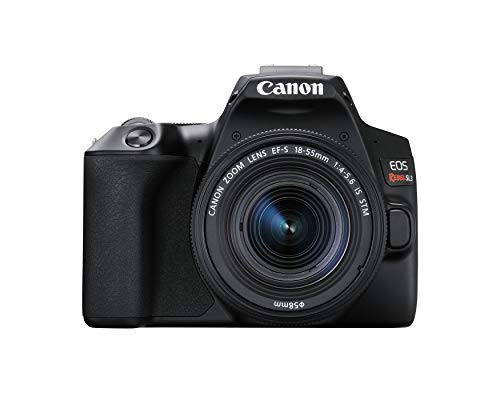 كاميرا كانون EOS REBEL SL3 الرقمية ذات العدسة الأحادية العاكسة مع مجموعة عدسات EF-S 18-55mm ، وواي فاي مدمج ، و Dual Pixel CMOS AF وشاشة تعمل باللمس متغيرة الزاوية مقاس 3.0 بوصة ، أسود كاميرا كانون EOS REBEL SL3 الرقمية ذات العدسة الأحادية العاكسة مع مجموعة عدسات EF-S 18-55mm ، وواي فاي مدمج ، و Dual Pixel CMOS AF وشاشة تعمل باللمس متغيرة الزاوية مقاس 3.0 بوصة ، أسود