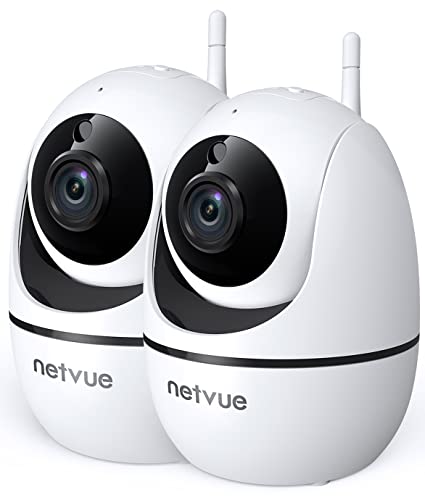 كاميرا Netvue الداخلية ، 1080P FHD 2.4 جيجا هرتز كاميرا واي فاي للحيوانات الأليفة ، كاميرا منزلية للحيوانات الأليفة / الأطفال ، كاميرا الكلب بصوت ثنائي الاتجاه ، كاميرا مراقبة داخلية للرؤية الليلية ، اكتشاف الإنسان بالذكاء الاصطناعي ، أبيض ، عبوة من قطعتين كاميرا Netvue الداخلية ، 1080P FHD 2.4 جيجا هرتز كاميرا واي فاي للحيوانات الأليفة ، كاميرا منزلية للحيوانات الأليفة / الأطفال ، كاميرا الكلب بصوت ثنائي الاتجاه ، كاميرا مراقبة داخلية للرؤية الليلية ، اكتشاف الإنسان بالذكاء الاصطناعي ، أبيض ، عبوة من قطعتين