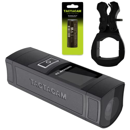 TACTACAM 6.0 Action Camera ، 4k 60 FPS ، زووم 8X ، مقاوم للماء ، تثبيت صورة متكامل ، تشغيل بلمسة واحدة (6.0) بطارية بديلة + خيارات التركيب (حامل المشبك) TACTACAM 6.0 Action Camera ، 4k 60 FPS ، زووم 8X ، مقاوم للماء ، تثبيت صورة متكامل ، تشغيل بلمسة واحدة (6.0) بطارية بديلة + خيارات التركيب (حامل المشبك)
