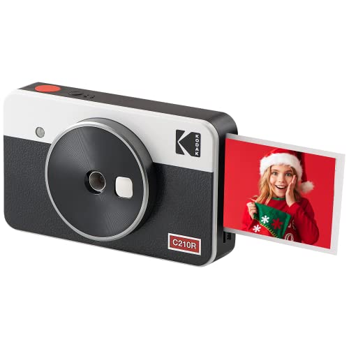 كاميرا فورية لاسلكية محمولة Kodak Mini Shot 2 ريترو ، متوافقة مع أجهزة iOS و Android و Bluetooth ، Real Photo (2.1x3.4) تقنية 4Pass - أبيض كاميرا فورية لاسلكية محمولة Kodak Mini Shot 2 ريترو ، متوافقة مع أجهزة iOS و Android و Bluetooth ، Real Photo (2.1x3.4) تقنية 4Pass - أبيض