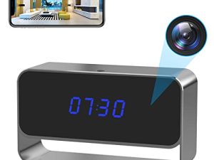 GooSpy Hidden Camera Clock WiFi Spy Camera FHD1080P Wireless Secret Nanny Cam الصغيرة كاميرات المراقبة الأمنية المحسن للرؤية الليلية تنبيه كشف الحركة