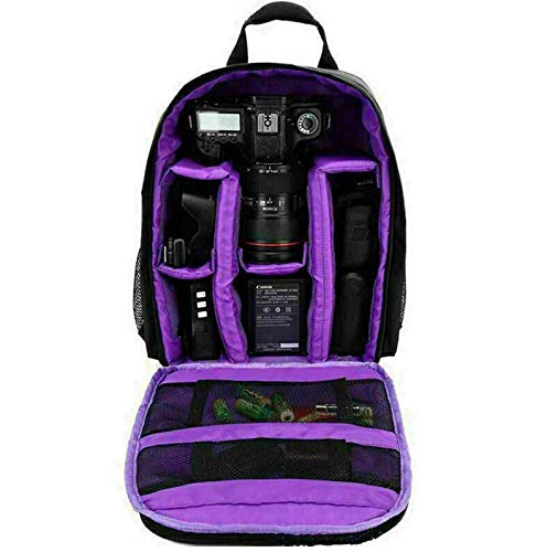 حقيبة ظهر لكاميرا WINVIN مضادة للماء SLR / DSLR حقيبة كتف للسفر لكاميرا Canon Nikon Sony Digital Lens (Purple) حقيبة ظهر لكاميرا WINVIN مضادة للماء SLR / DSLR حقيبة كتف للسفر لكاميرا Canon Nikon Sony Digital Lens (Purple)