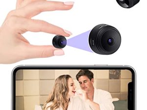 GGGame Spy Camera Hidden Camera Detector - 1080P WiFi Camera for Home Office Security , كاميرا داخلية مع كشف الحركة للرؤية الليلية ، وكاميرات السيارة للمراقبة