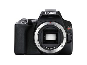 كاميرا CANON EOS REBEL SL3 DSLR ، واي فاي مدمج ، Dual Pixel CMOS AF وشاشة تعمل باللمس متغيرة الزاوية مقاس 3.0 بوصة ، هيكل ، أسود