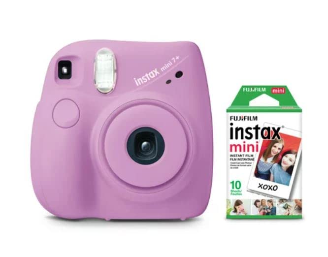 حزمة FujiFilm Instax Mini 7+ Lavender (حزمة 10 أفلام) حزمة FujiFilm Instax Mini 7+ Lavender (حزمة 10 أفلام)