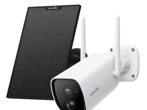 كاميرات مراقبة لاسلكية خارجية ، كاميرا Wansview 2K 3MP تعمل بالطاقة الشمسية ، أمان خارجي للمنزل مع كشف الحركة PIR وصفارة الإنذار ، رؤية ليلية ، تعمل مع Alexa ، كاميرا خارجية تعمل بالطاقة الشمسية / تعمل بالبطارية