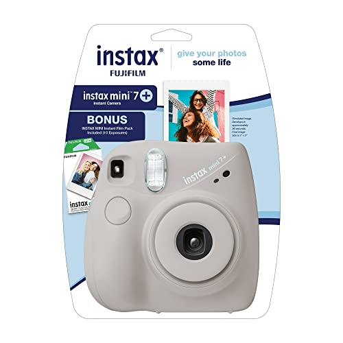 حزمة FujiFilm Instax Mini 7+ رمادي (حزمة 10 أفلام) حزمة FujiFilm Instax Mini 7+ رمادي (حزمة 10 أفلام)
