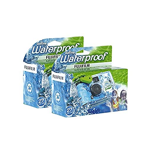 كاميرا Fujifilm QuickSnap المقاومة للماء تحت الماء 35 ملم ، عبوة من قطعتين كاميرا Fujifilm QuickSnap المقاومة للماء تحت الماء 35 ملم ، عبوة من قطعتين