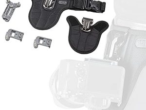 Spider Holster - SpiderPro Mirrorless Dual Camera System v2 لحمل كاميرتين احترافيتين وعتاد ثقيل يتميز بحزام مع حافظة كاميرا ذاتية القفل مدمجة للوصول إلى كاميرا السحب السريع