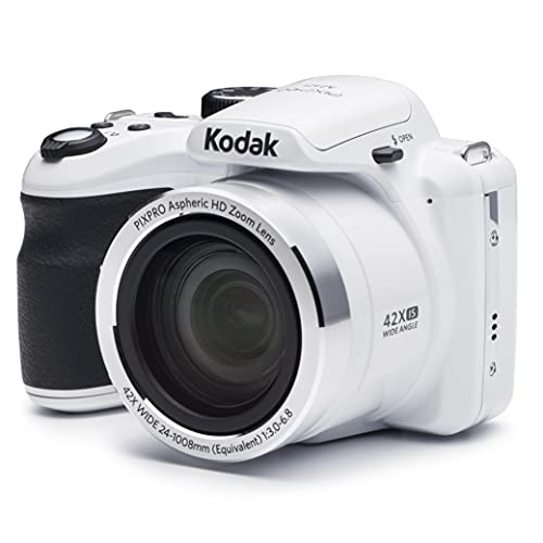 كاميرا كوداك PIXPRO Astro Zoom AZ421-WH الرقمية بدقة 16 ميجابكسل مع زووم بصري 42X وشاشة LCD 3 بوصة (أبيض) كاميرا كوداك PIXPRO Astro Zoom AZ421-WH الرقمية بدقة 16 ميجابكسل مع زووم بصري 42X وشاشة LCD 3 بوصة (أبيض)