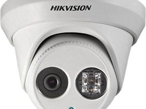 HIKVISION 4 ميجابيكسل EXIR PoE Turret IP كاميرا مراقبة خارجية ، DS-2CD2342WD-I عدسة 2.8 مم ، أبيض