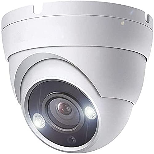 كاميرا 5 ميجا بيكسل للرؤية الليلية بقبة برج الرؤية الليلية مع أضواء LED بيضاء مرئية ، زاوية عريضة 2.8 مم ، خارجية ، التوصيل والتشغيل متوافقة مع HikVision Uniview NVR و Blue Iris كاميرا 5 ميجا بيكسل للرؤية الليلية بقبة برج الرؤية الليلية مع أضواء LED بيضاء مرئية ، زاوية عريضة 2.8 مم ، خارجية ، التوصيل والتشغيل متوافقة مع HikVision Uniview NVR و Blue Iris