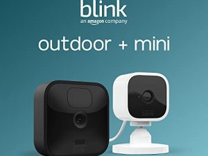 Blink Outdoor - طقم كاميرا واحد مع Blink Mini