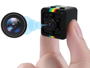 Jukllezan Mini Hidden Camera كاميرا تجسس لاسلكية كاميرا مربية محمولة HD 1080P مع رؤية ليلية وكشف الحركة للمنازل والمكاتب الخارجية ميزات كاميرا صغيرة