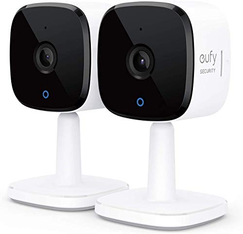 eufy Security Solo IndoorCam C24 2-Cam Kit ، 2K Security Indoor Camera ، Plug-in Camera with Wi-Fi ، Human and Pet AI ، تعمل مع مساعدين صوت ، رؤية ليلية ، صوت ثنائي الاتجاه ، قاعدة منزلية غير متوافقة eufy Security Solo IndoorCam C24 2-Cam Kit ، 2K Security Indoor Camera ، Plug-in Camera with Wi-Fi ، Human and Pet AI ، تعمل مع مساعدين صوت ، رؤية ليلية ، صوت ثنائي الاتجاه ، قاعدة منزلية غير متوافقة