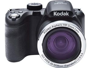 كاميرا Kodak PIXPRO Astro Zoom AZ421-BK الرقمية بدقة 16 ميجابكسل مع زووم بصري 42X وشاشة LCD 3 بوصة (أسود) (مجدد)