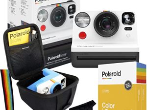 كاميرا بولارويد الأصلية الآن من النوع I-Type Instant Camera مع صور فيلم 16 لونًا وعلبة Signature Series