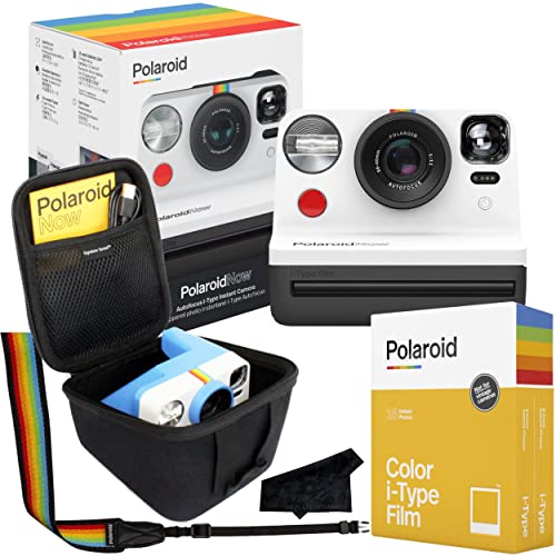كاميرا بولارويد الأصلية الآن من النوع I-Type Instant Camera مع صور فيلم 16 لونًا وعلبة Signature Series كاميرا بولارويد الأصلية الآن من النوع I-Type Instant Camera مع صور فيلم 16 لونًا وعلبة Signature Series