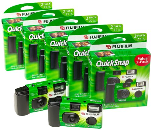 كاميرا فوجي 35 مم QuickSnap أحادية الاستخدام ، 400 ASA (FUJ7033661) كاميرا فوجي 35 مم QuickSnap أحادية الاستخدام ، 400 ASA (FUJ7033661)