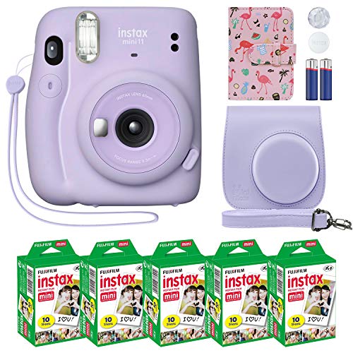 Fujifilm Instax Mini 11 كاميرا فورية أرجواني أرجواني + جراب مخصص + حزمة قيمة لفيلم Fuji Instax (50 ورقة) ألبوم صور مصمم فلامنغو لصور Fuji instax Mini 11 Fujifilm Instax Mini 11 كاميرا فورية أرجواني أرجواني + جراب مخصص + حزمة قيمة لفيلم Fuji Instax (50 ورقة) ألبوم صور مصمم فلامنغو لصور Fuji instax Mini 11