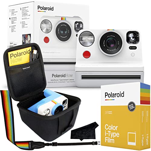 كاميرا بولارويد الأصلية الآن من النوع I-Type Instant Camera مع صور فيلم 16 لونًا وعلبة Signature Series كاميرا بولارويد الأصلية الآن من النوع I-Type Instant Camera مع صور فيلم 16 لونًا وعلبة Signature Series