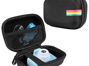 جراب كاميرا Leayjeen Kids Camera متوافق مع Seckton / GKTZ / VATENIC / OZMI / PROGRACE / Nine Cube / Desuccu Girl Digital Camera Toy (Case Only)