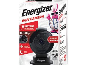 ملحقات XTREME DIGITAL LIFESTYLE ACCESSORIES Energizer Smart Wi-Fi Black داخلي كاميرا ، 1080P Full HD ، دعم بطاقة Cloud / Micro-SD