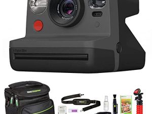 Polaroid Originals PRD9028 الآن كاميرا فورية من النوع I - حزمة سوداء مع حقيبة كاميرا Deco Photo