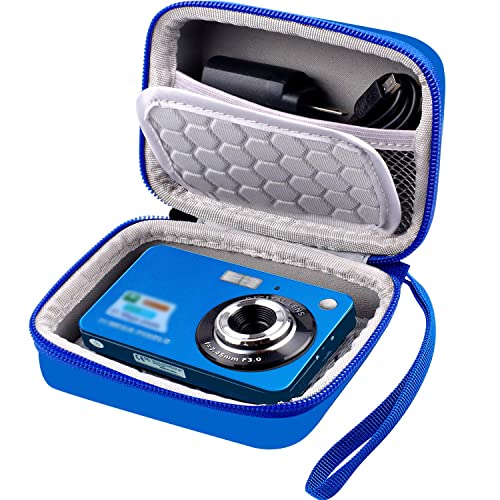 حقيبة حمل وحقيبة للكاميرا الرقمية ، AbergBest 21 ميجا بكسل 2.7 بوصة LCD قابلة لإعادة الشحن HD / Kodak Pixpro / Canon PowerShot ELPH 180/190 / كاميرات Sony DSCW800 / DSCW830 للسفر - أزرق حقيبة حمل وحقيبة للكاميرا الرقمية ، AbergBest 21 ميجا بكسل 2.7 بوصة LCD قابلة لإعادة الشحن HD / Kodak Pixpro / Canon PowerShot ELPH 180/190 / كاميرات Sony DSCW800 / DSCW830 للسفر - أزرق