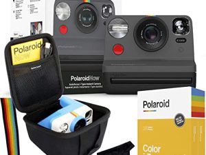 كاميرا بولارويد الأصلية الآن من النوع I-Type Instant Camera مع صور فيلم 16 لونًا وعلبة Signature Series