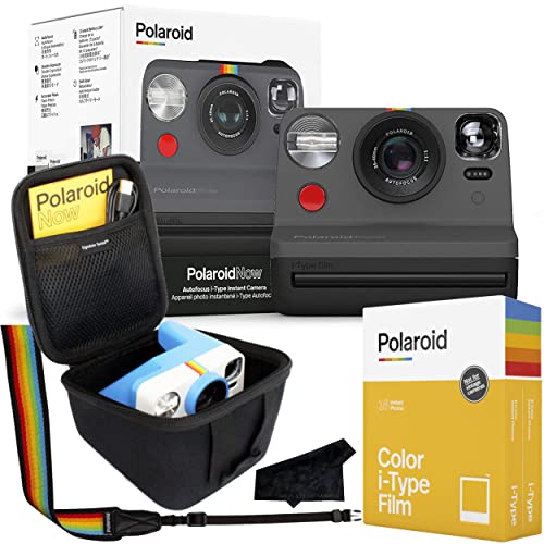 كاميرا بولارويد الأصلية الآن من النوع I-Type Instant Camera مع صور فيلم 16 لونًا وعلبة Signature Series كاميرا بولارويد الأصلية الآن من النوع I-Type Instant Camera مع صور فيلم 16 لونًا وعلبة Signature Series