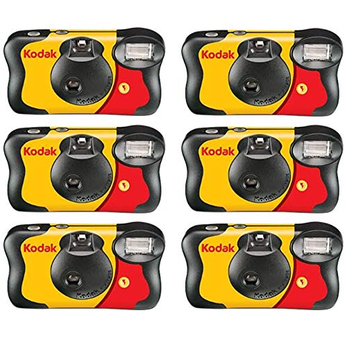 6 X FunSaver كاميرا يمكن التخلص منها مع فلاش 800 ISO 6 X FunSaver كاميرا يمكن التخلص منها مع فلاش 800 ISO