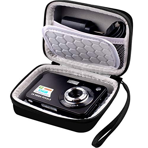 حقيبة حمل وحماية للكاميرا الرقمية ، AbergBest 21 ميجا بكسل 2.7 بوصة LCD قابلة لإعادة الشحن HD / Kodak Pixpro / Canon PowerShot ELPH 180/190 / كاميرات Sony DSCW800 / DSCW830 للسفر - أسود حقيبة حمل وحماية للكاميرا الرقمية ، AbergBest 21 ميجا بكسل 2.7 بوصة LCD قابلة لإعادة الشحن HD / Kodak Pixpro / Canon PowerShot ELPH 180/190 / كاميرات Sony DSCW800 / DSCW830 للسفر - أسود