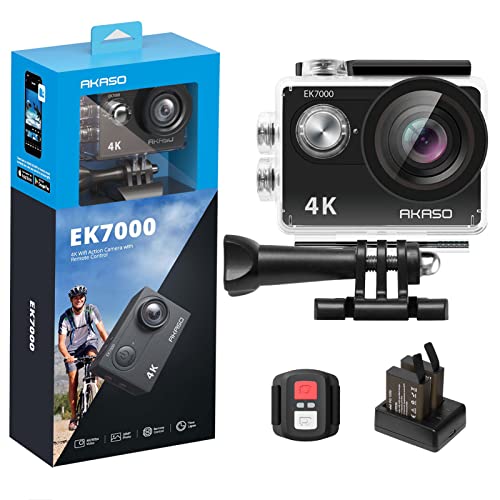 AKASO EK7000 4K30FPS Action Camera Ultra HD كاميرا تحت الماء بزاوية واسعة 170 درجة كاميرا مقاومة للماء 98FT AKASO EK7000 4K30FPS Action Camera Ultra HD كاميرا تحت الماء بزاوية واسعة 170 درجة كاميرا مقاومة للماء 98FT