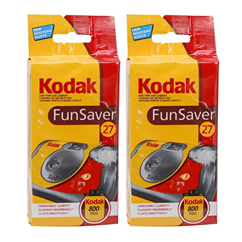 كاميرا فيلم Kodak Funsaver One Time Use (عبوتان) كاميرا فيلم Kodak Funsaver One Time Use (عبوتان)