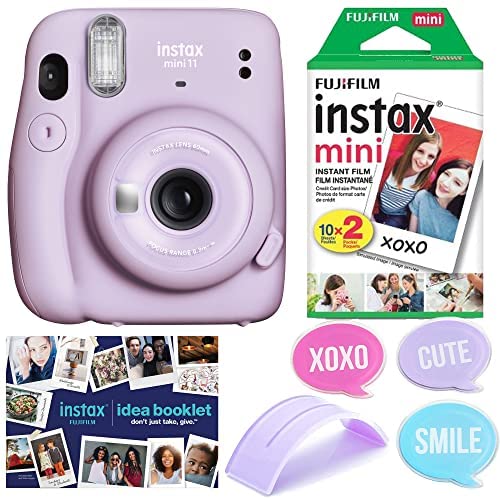 حزمة Fujifilm Instax Mini 11 Purple Holiday Pack 2022 حزمة Fujifilm Instax Mini 11 Purple Holiday Pack 2022