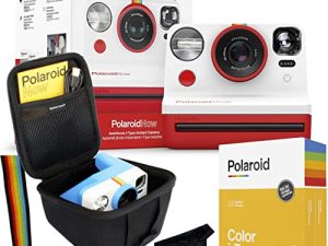 كاميرا بولارويد الأصلية الآن من النوع I-Type Instant Camera مع صور فيلم 16 لونًا وعلبة Signature Series