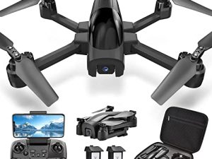 TENSSENX GPS بدون طيار مع كاميرا 4K للبالغين ، TSRC A6 قابلة للطي RC كوادكوبتر مع عودة تلقائية ، اتبعني ، تدفق بصري ، ذبابة نقطة الطريق ، ذبابة دائرية ، وضع مقطوعة الرأس ، تثبيت الارتفاع ، وقت طيران 46 دقيقة