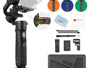 ZHIYUN Crane M2 3-Axis Gimbal Stabilizer for Light Mirrorless Camera ، Action Camera ، Smartphone ، for Sony A6000، A6300، A6500، RX100M، GX85، Gopro Hero 5/6/7، iPhone Xs XR، WiFi / Bluetooth Control، 720g Payload